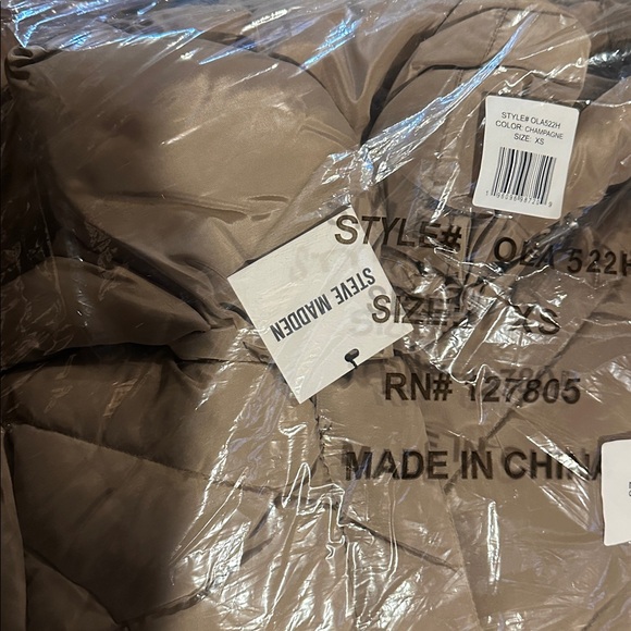 Steve Madden Long Hooded Puffer Coat, Women’s XS - Picture 5 of 5